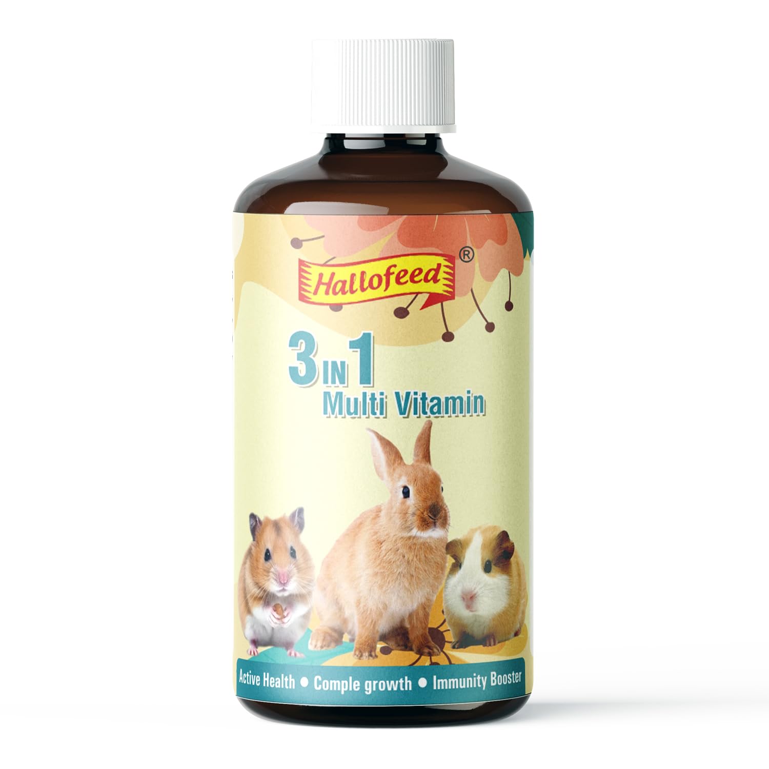 Hallofeeed 3 in1 Multivitamin (Rabbit, Guinea Pig & Hamster) Vitamin and Minerals (B0CHPBX819) Amazon Price History, Amazon Price Tracker