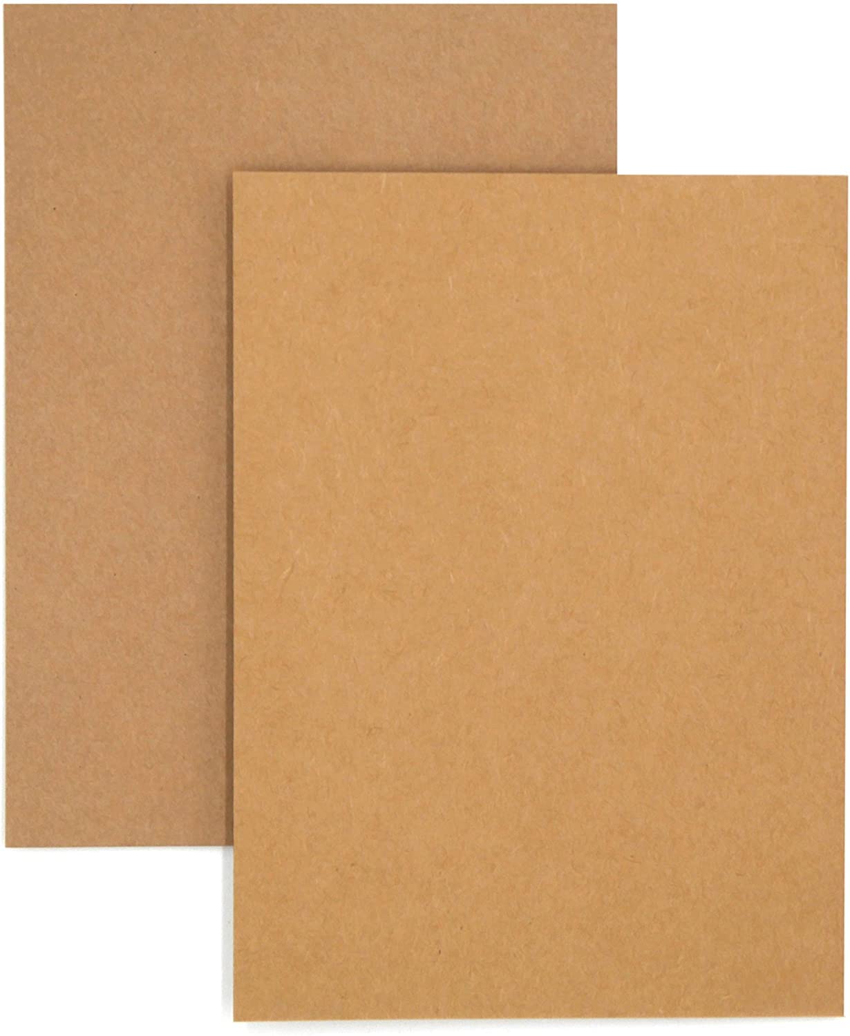 DIN A6 Blanko Kraftpapier Postkarten Karteikarten Set braun zum Selbstgestalten 225 & 300g/m² Bastelkarton (500 Blatt 225g/m²)