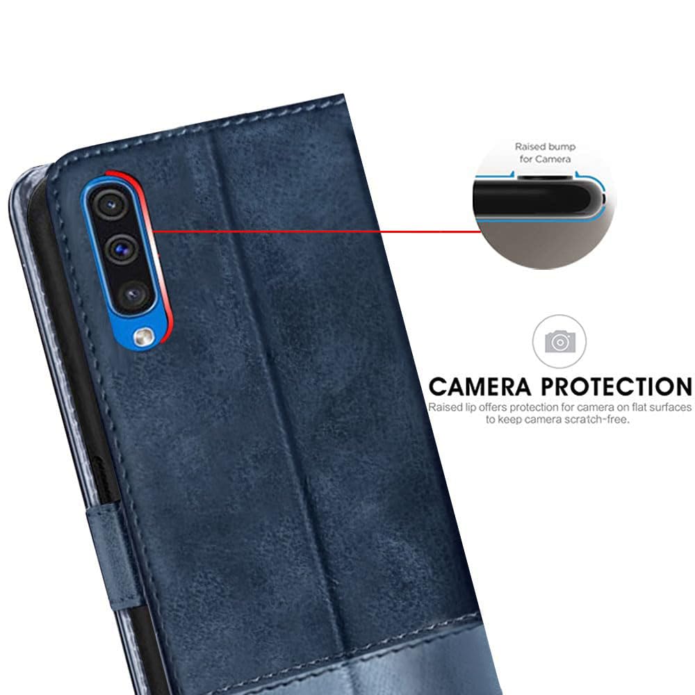Samsung Galaxy A50S Cover - Leather Flip Case -6