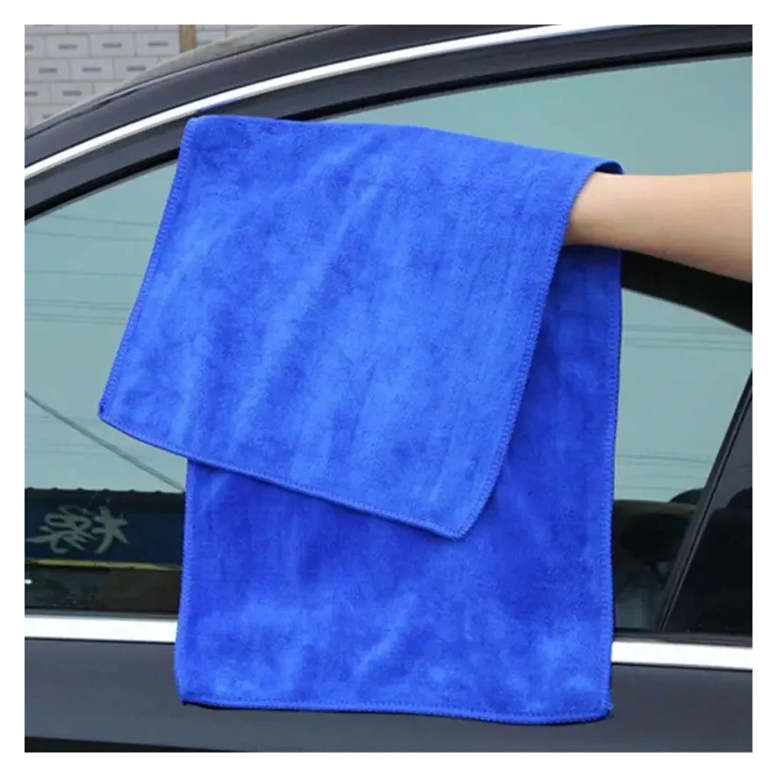 Microfiber Towels for Car Wash Household Cleaning - Absorbent Drying Cloths for Detailing Home Use 100PCS — view 5