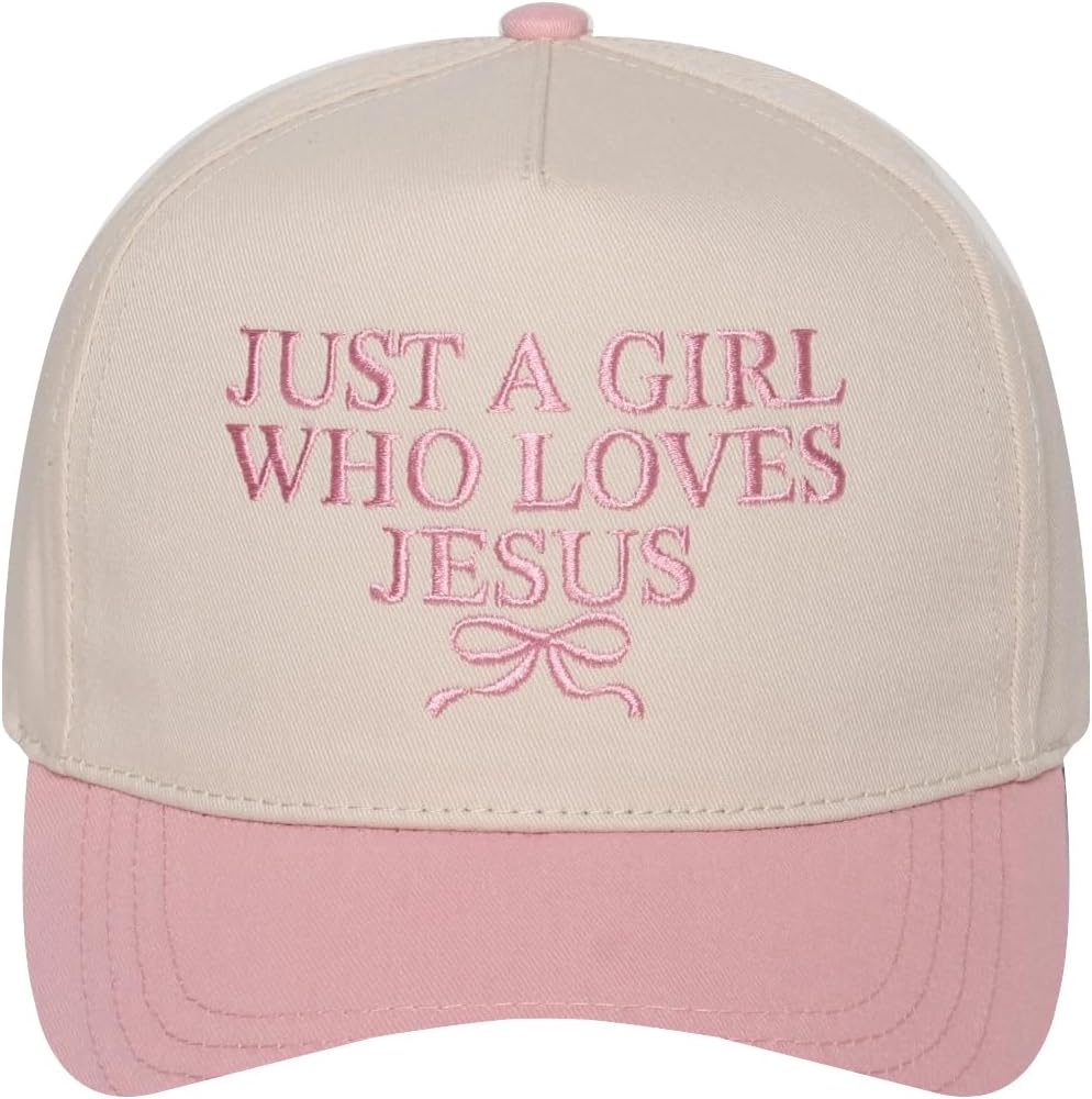 MIRMARU Christian Theme Embroidered 5 Panel Cotton Trucker Hat Snapback Cap for Men and Women
