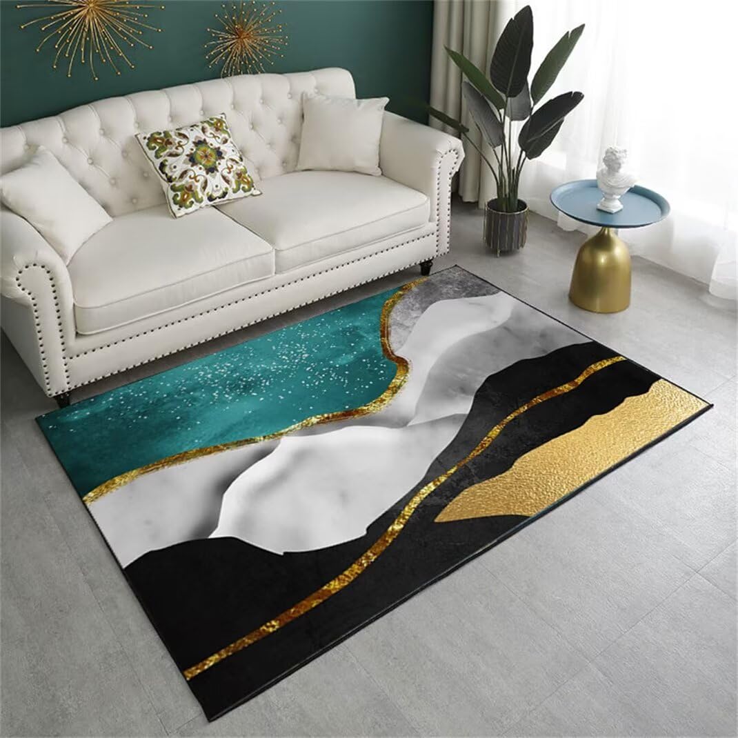 Tapis de salon moderne pour chambre et chevet ambiance cocooning gris