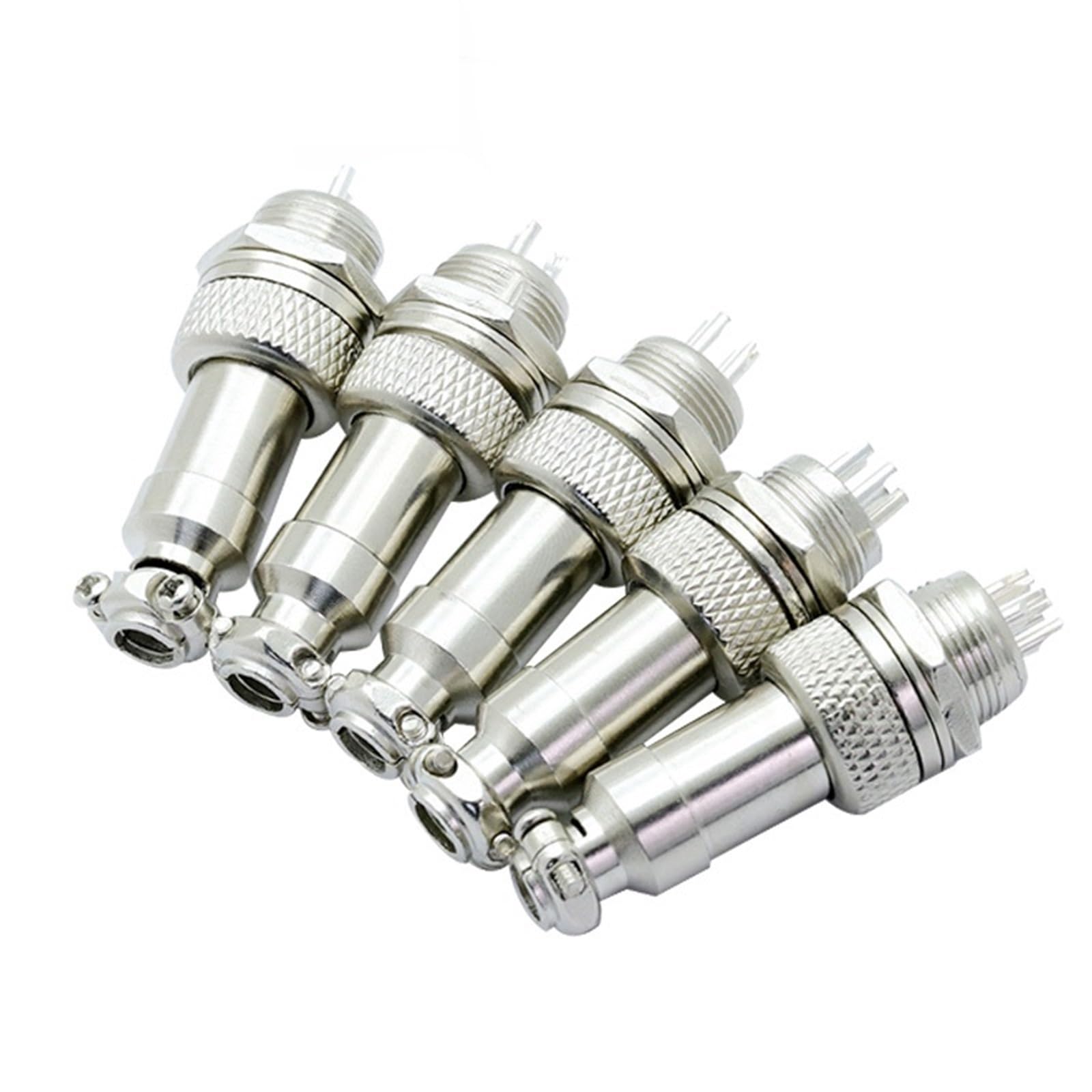 Conector GX12 duradero de 4 pines y 12mm lote de 10 enchufes circulares para panel L88-93