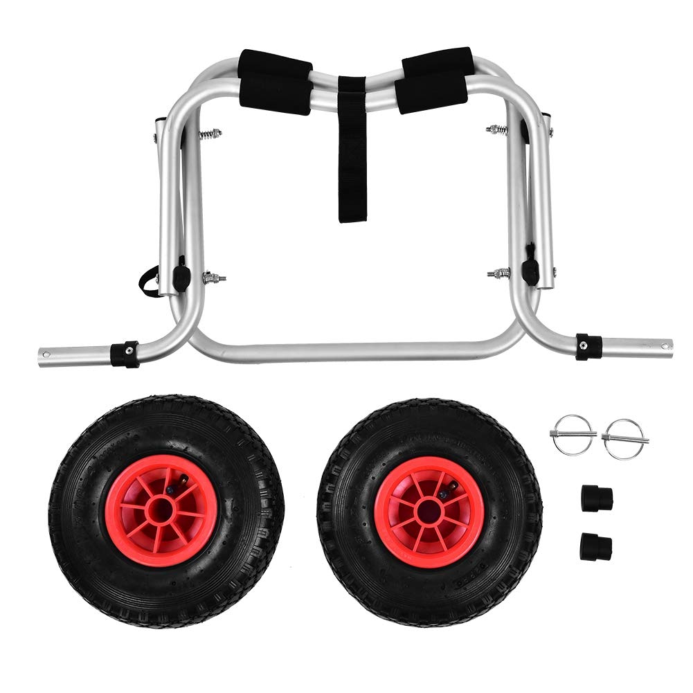 Kajak Trolley, Transportwagen Aluminiumlegierung Kanu Rad Dolly Bootsträger Trolley Wagen Transport Kajakwagen Kanuwagen Bootswagen Wasserwandern