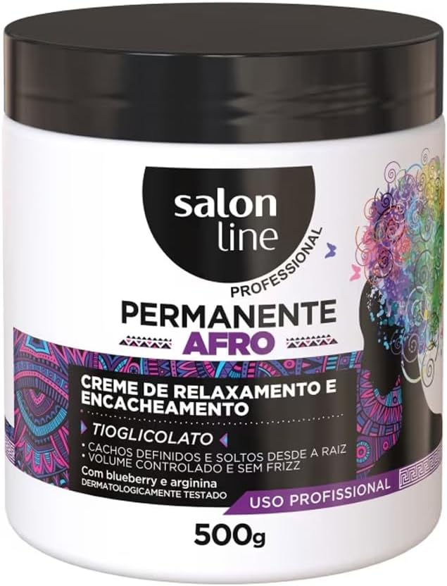 Salon Line Linha Transformacao (Tioglicolato de Amonia) - Creme De Relaxamento e Encacheamento 500 Gr - (Transformation (Ammonium Thioglycolate) Collection - Curling Relaxer Cream Net 520ml)