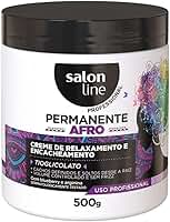Salon Line, Creme de Relaxamento, Permanente Afro, Não Vegano - Para Cabelos Afro, 500 g