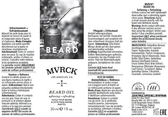 Paul Mitchell Mvrck Beard Oil 30 Ml