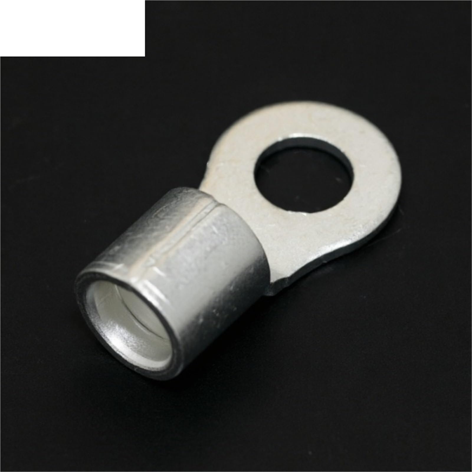 Terminal De Cable Conector De Terminal Cable Eléctrico Anillo Engarzado En Frío Sin Soldadura, Pala RNB No Aislada Cobre Estañado(RNB5.5-10 100pcs)