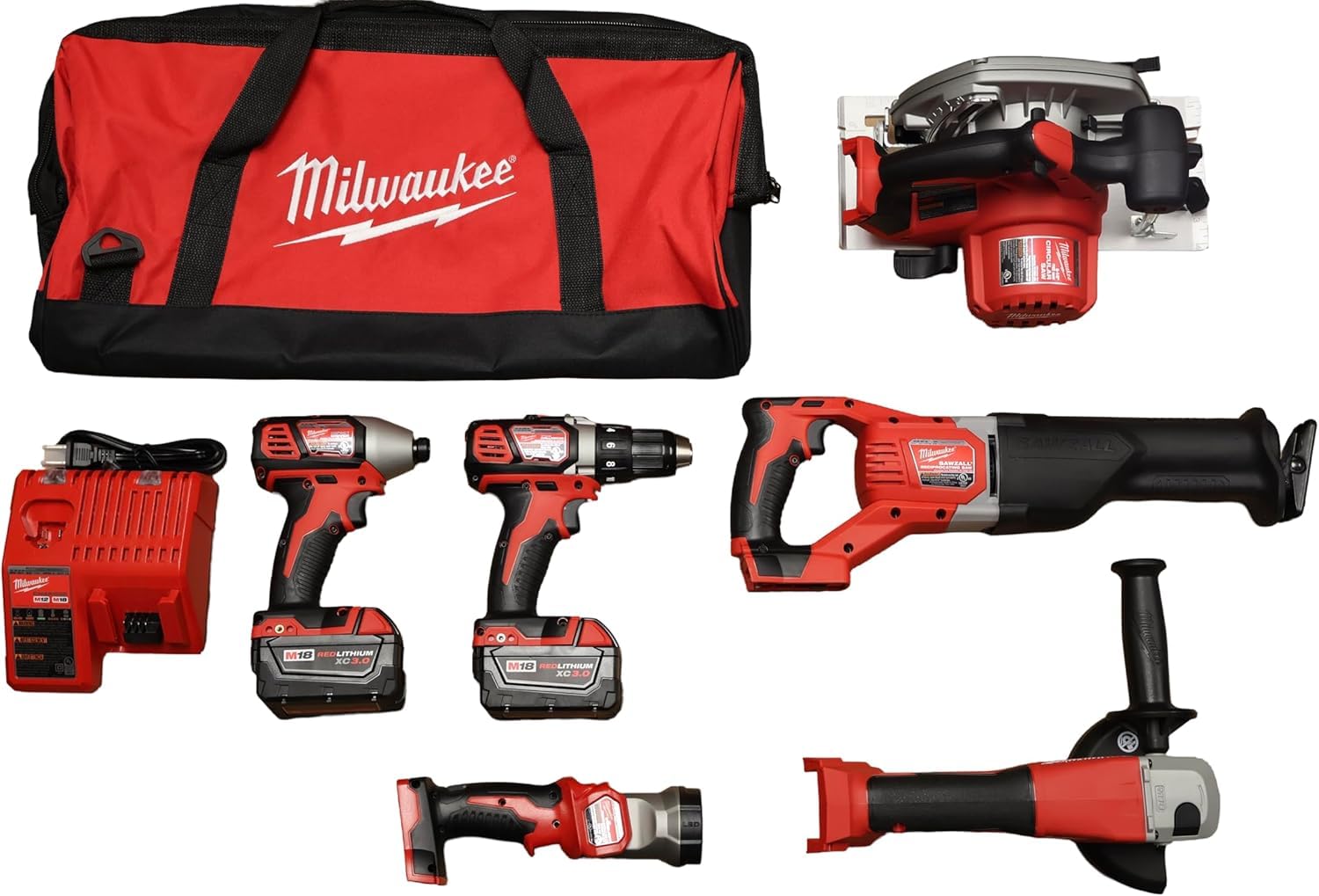 2696-26 M18 18-Volt Lithium-Ion Cordless Combo Kit (6-Tool)