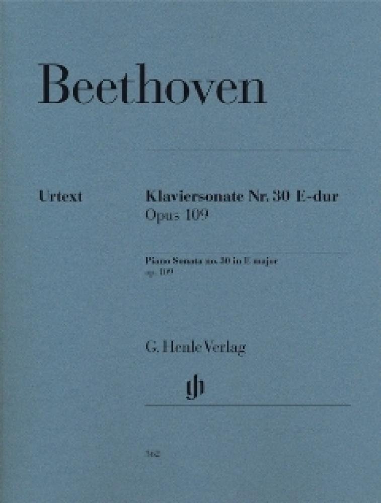 Piano Sonata E major op. 109 - piano - (HN 362): Instrumentation: Piano solo