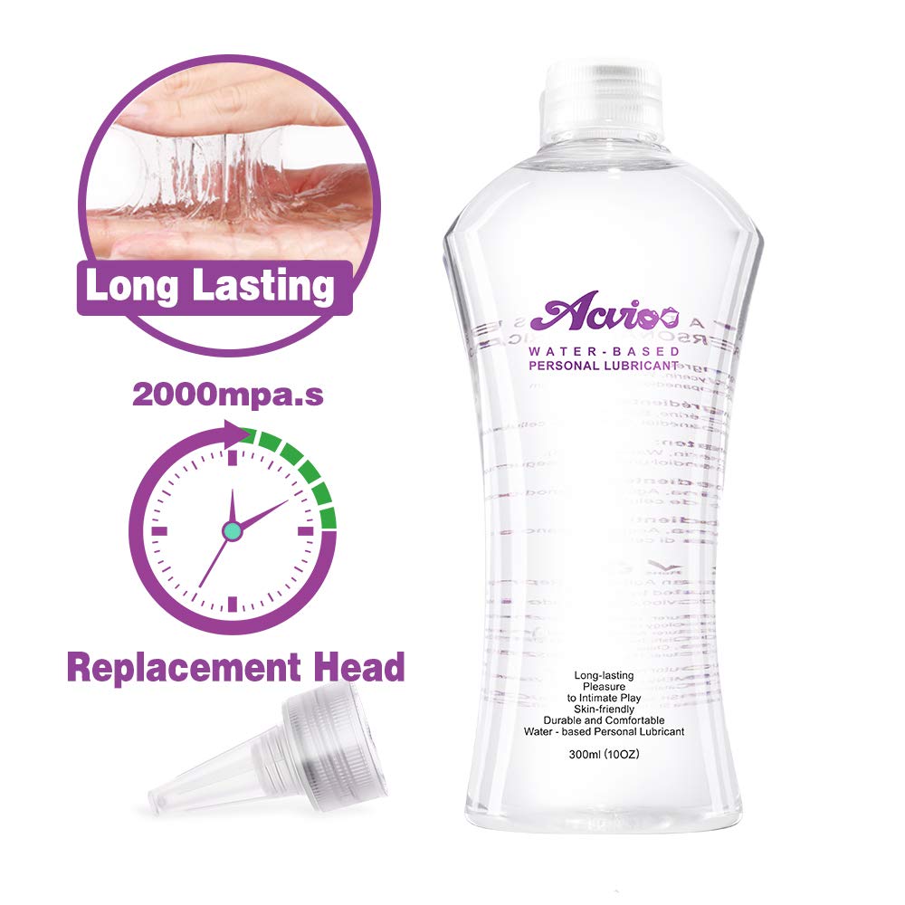 ACVIOO Natural Personal Lubricant,Water-Based, Sex Lube for Women,Men or Couple,10 OZ : Amazon.com.au: Health, Household & Personal Care ACVIOO Natural Personal Lubricant,Water-Based, Sex Lube for Women,Men or Couple,10 OZ : Amazon.com.au: Health, Household & Personal Care