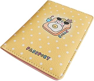 Operitacx Porta-Cartões Carteira Masculina Pequena Carteira De Cartão De Crédito Carteira De Desenhos Animados Acessório De Viagem Organizador De Passaporte Porta-Passaporte E Porta-Bilhete