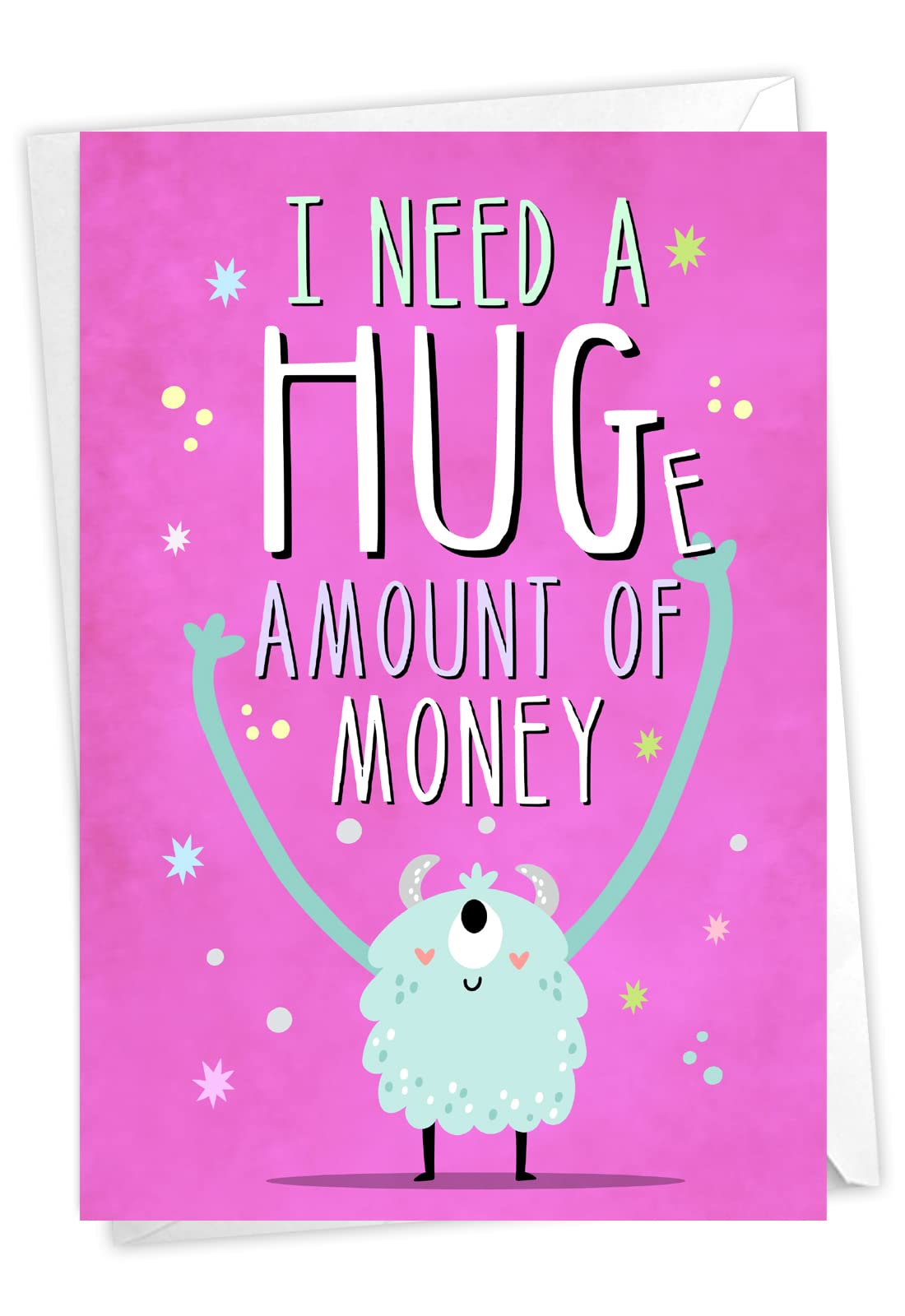NobleWorks Hilarious Mother's Day Greeting Card with 5 x 7 Inch Envelope (1 Card) Need A Hug Mom C10466MDG