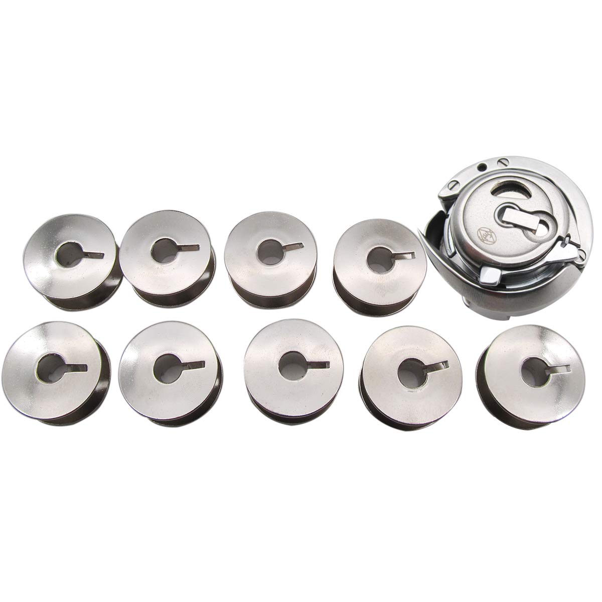 Ckpsms Marque - 1 Set #HPF-490(A) CP-HPF151 Boîtier De Canette Et Crochet Rotatif Compatible Avec/Remplacement Pour Marque PFAFF 471~493 Marque Seiko PWB-8GW Marque Typical GC24660 GC2468