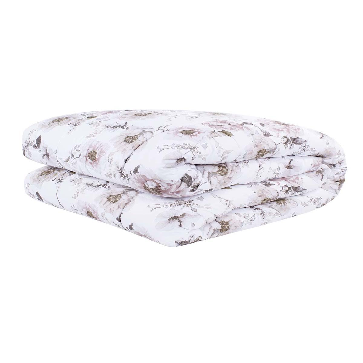 SaRani Trapuntino Copriletto Alba Matrimoniale Fantasia Floreale, Motivo Fiori, Primaverile Camera Letto (Beige)