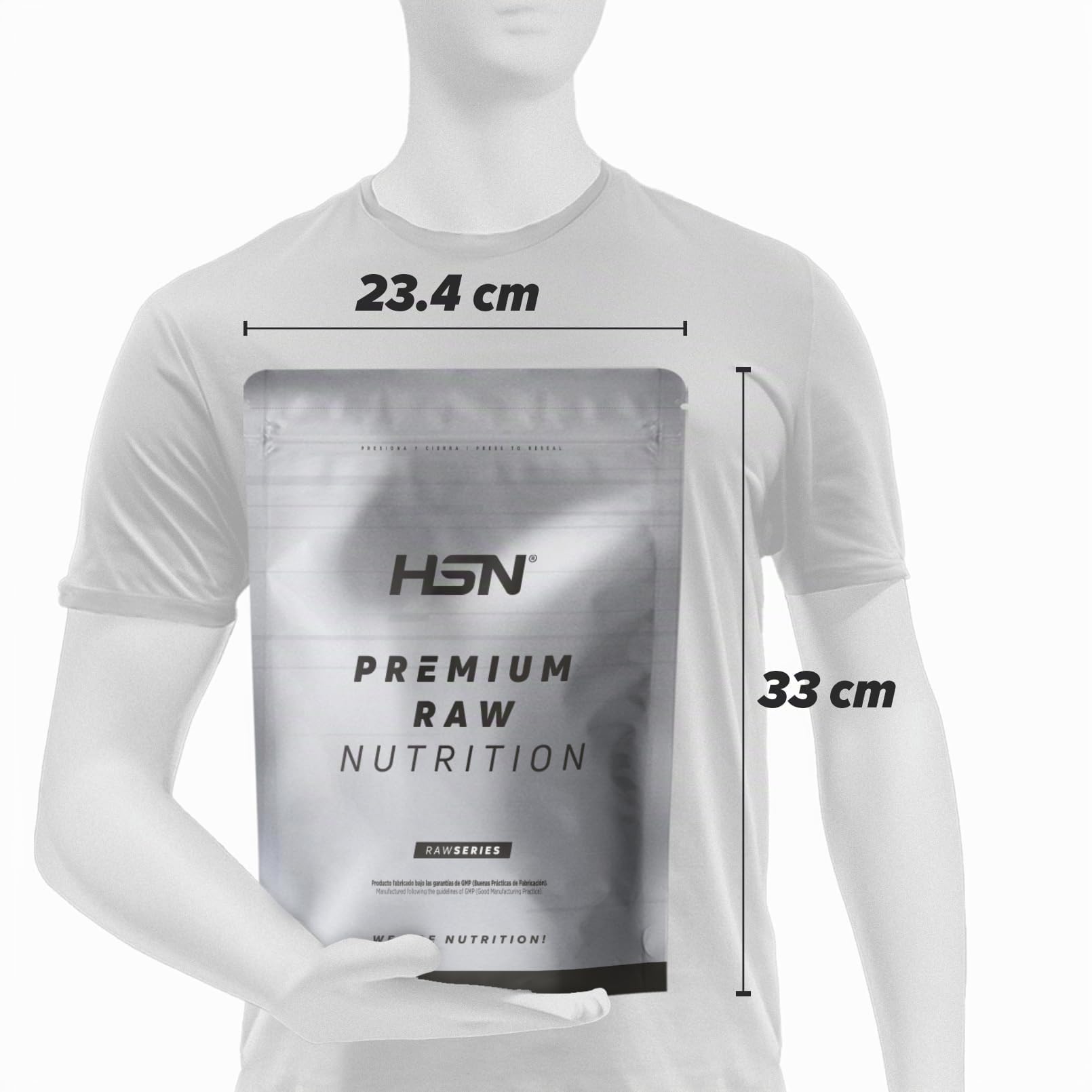 HSN L-Citrulina en Polvo | Sin Sabor 1000g = 200 Tomas por Envase | 5000 MG Pura L-Citrulina por Dosis Diaria | Sin Añadidos ni Excipientes | No-GMO, Vegano, Sin Gluten