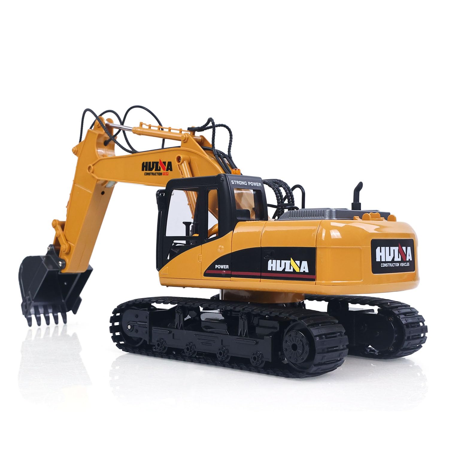 Amazon.com: wheelfun HUINA 1/14 RC Electric Excavator 1535 Remote