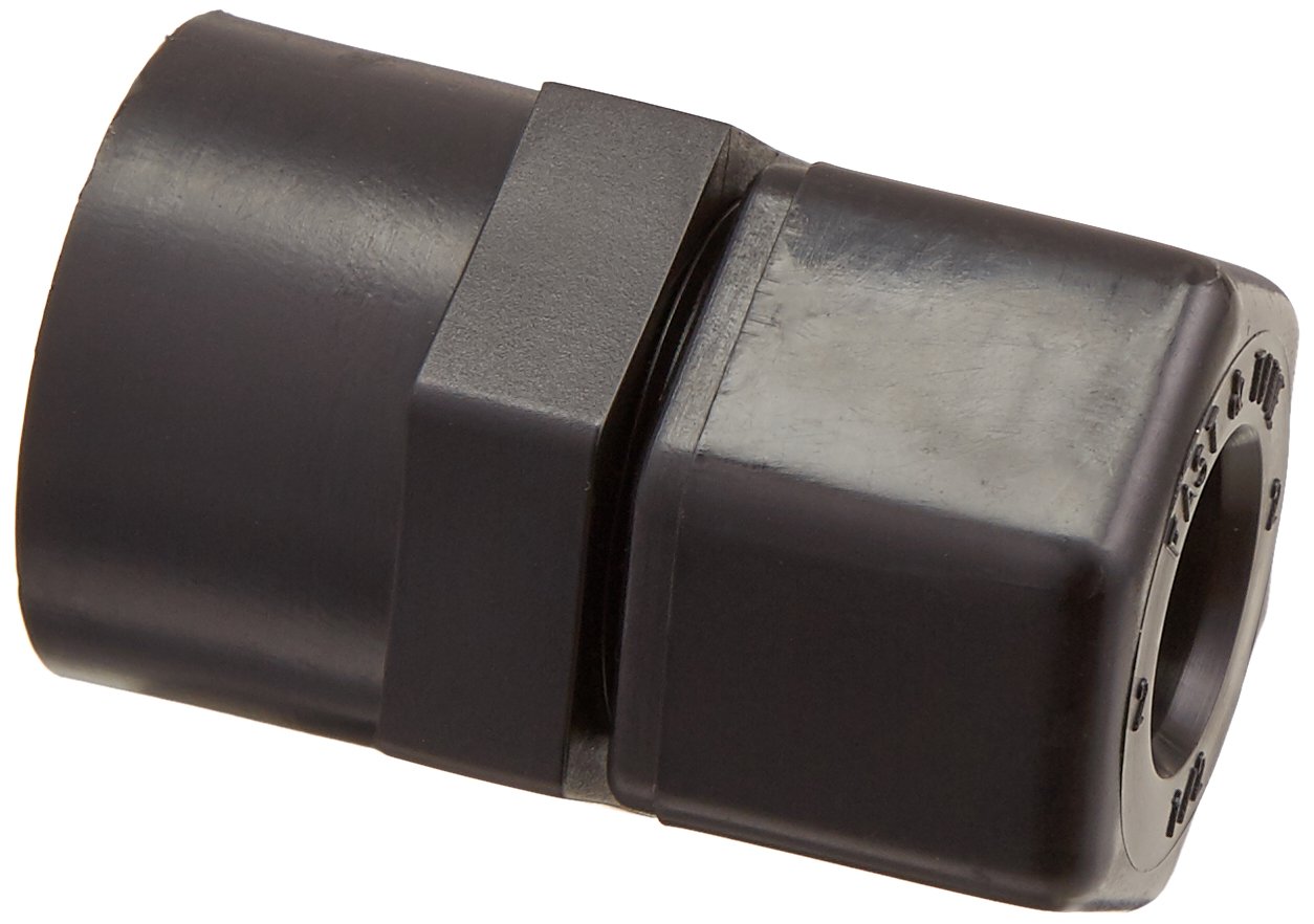 Parker Hannifin P8FC8-pk10 Fast & Tite Female Connector Fitting, Polypropylene, 1/2