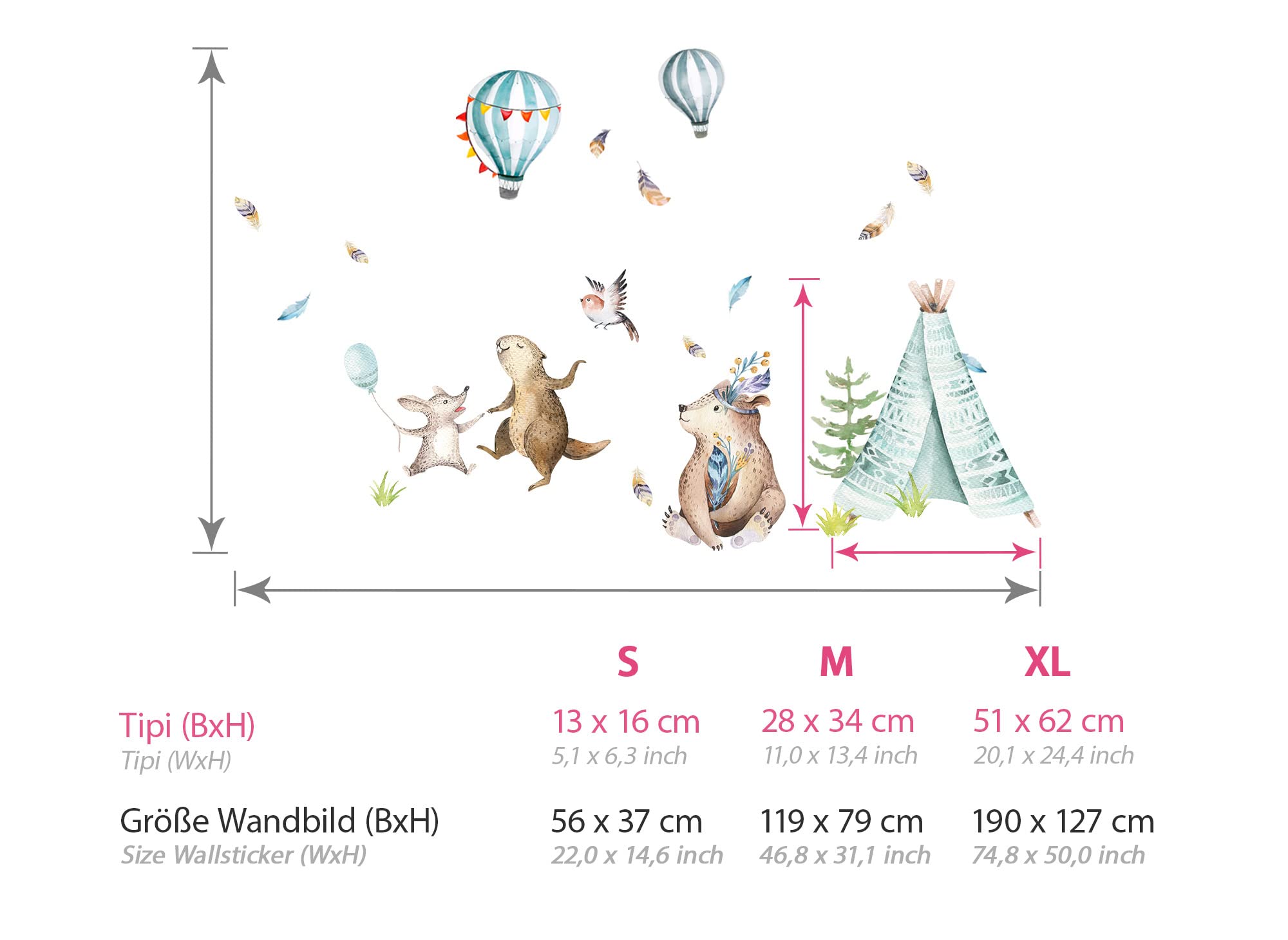 Carta Da Parati Foresta Con Animali Della Foresta Rosa Terracotta E Beige 53 Cm X 10 05 M Estahome 85629349