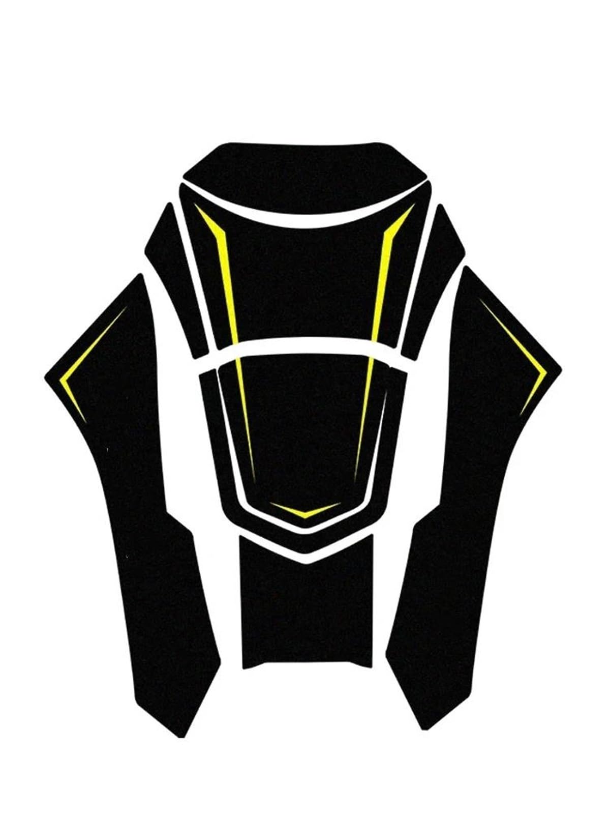 Motorcycle Body Fairing Decal Tank Pads Gas Knee Grip Traction Sticker Accessories for PCX160 Streetfighter(Color1)