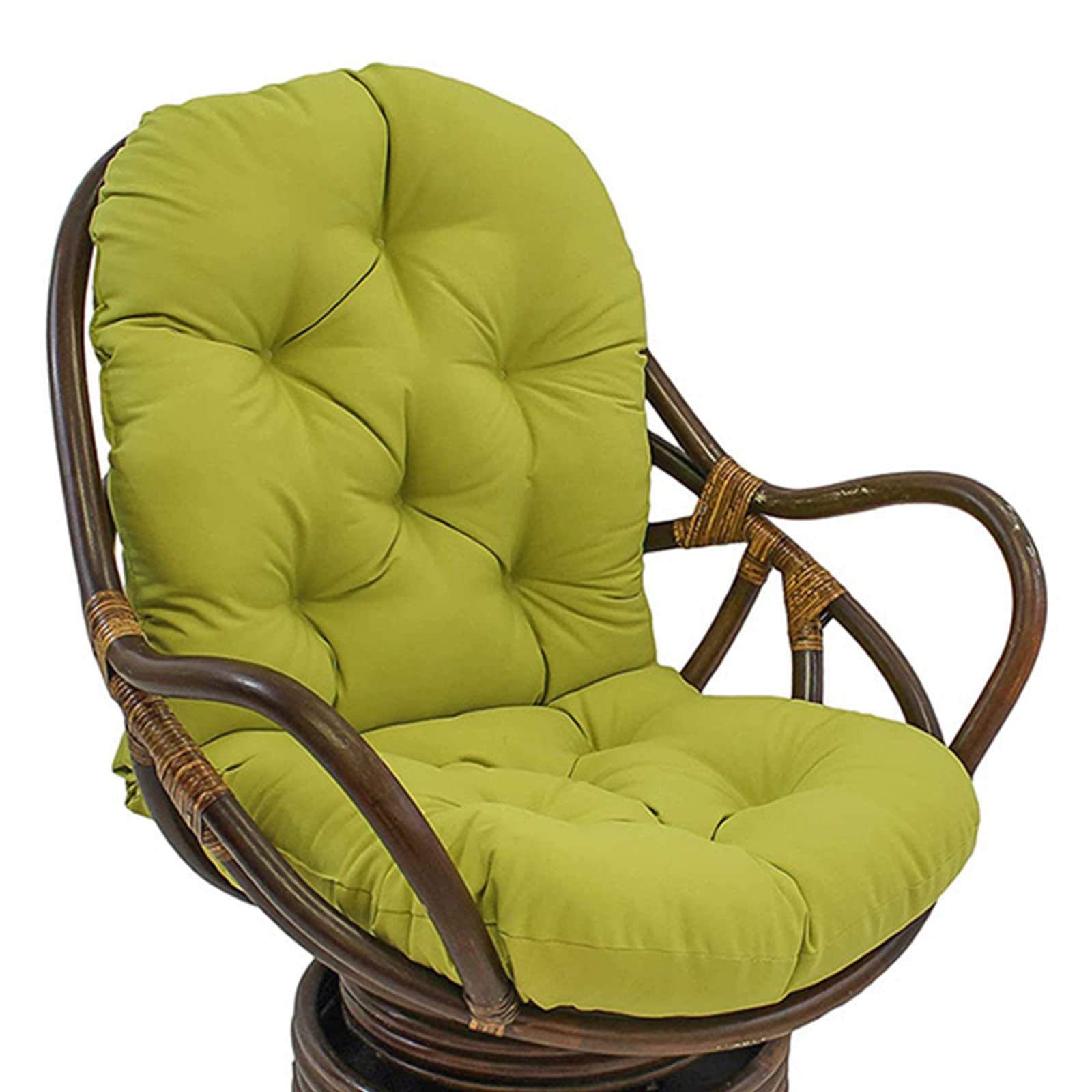 FUYAO Swivel Rocker Chair Cushion, Soft Thicken Washable Rocker Cushions Replacement For Outdoor/Indoor Recliner Rattan Folding Chair Garden Patio Mat