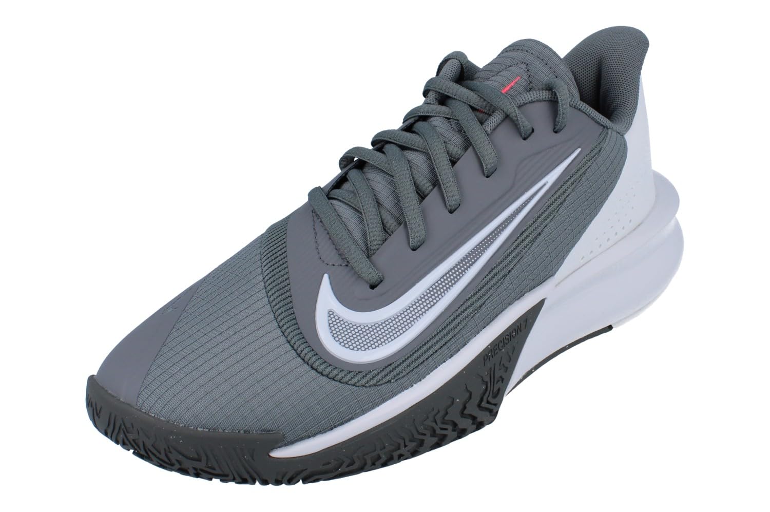 Nike PRECISION VII mens LACED SHOES 43 EU SMOKE GREY/PHOTON DUST-IRON GREY-HOT PUN