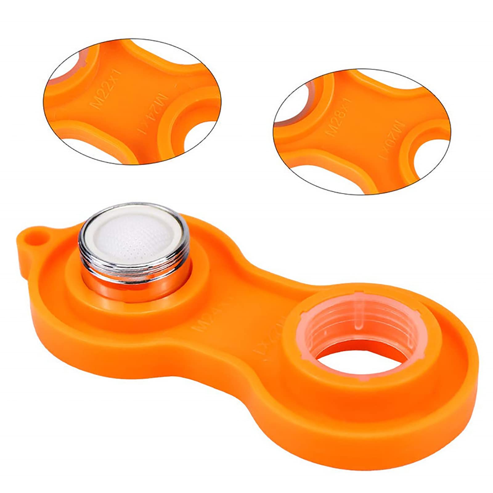 SHULLIN SL220629034 Pack of 20 M24 Tap Attachment Aerators with Key Copper and Plastic, Wide Application, Low Noise - Image 2
