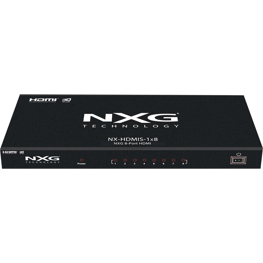 NX-HDMIS-1X8 3D 8-Port HDMI 1.4 1-In/8-Out Splitter