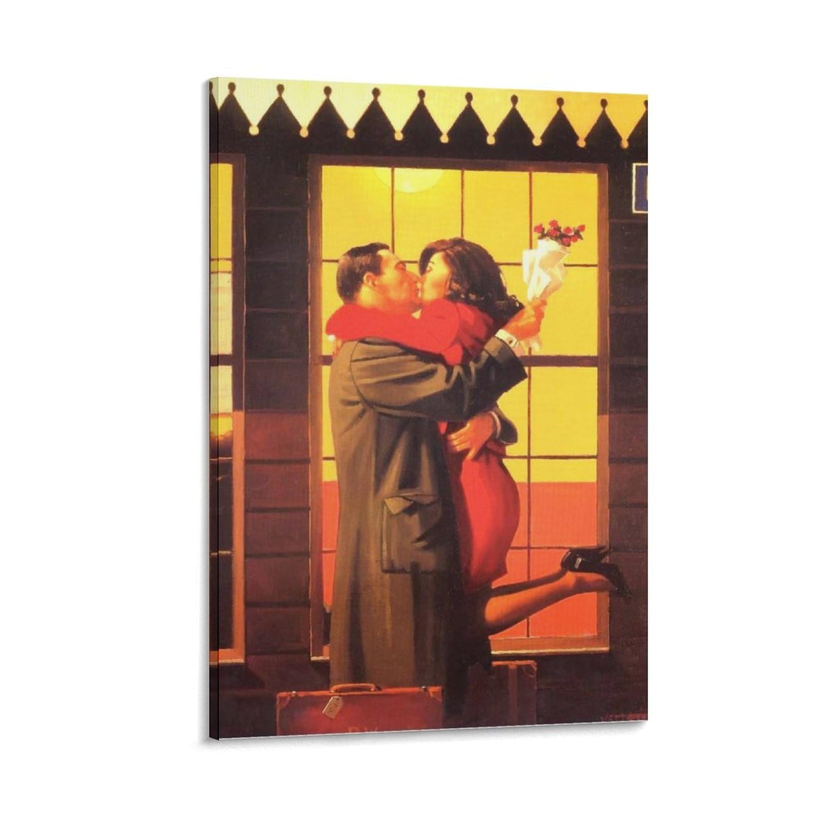 Back Where You Belong by jack_vettriano Wall Art Prints Poster Canvas Painting Poster Wall Art Decorative Picture Prints Modern Decor 08x12inch(20x30cm)