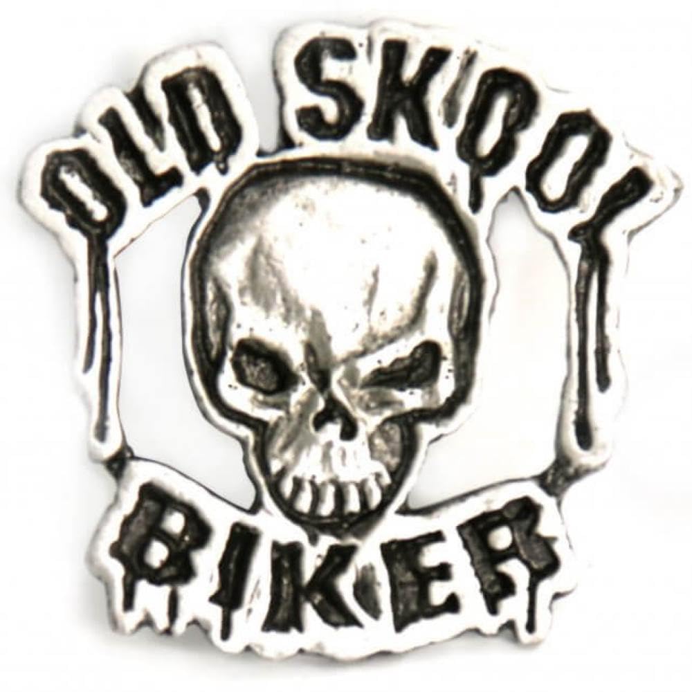 Hot Leathers Old Skool Biker Pin