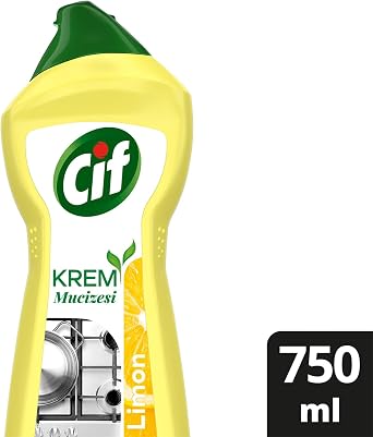 Cif Krem Yeni Nesil Yüzey Temizleyici Limon 750 ml