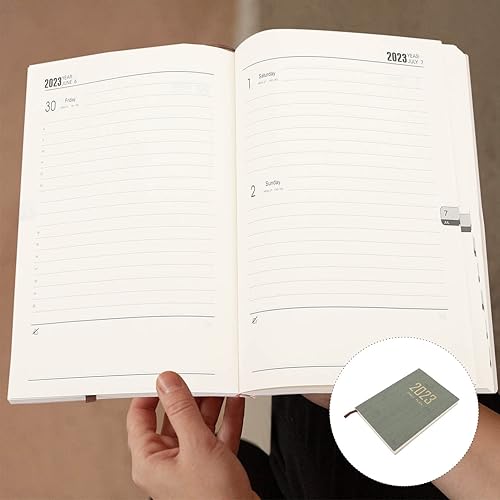 Miniatura 9 de Gadpiparty Agenda 2022-2023 2023, agenda diaria A5, diario académico, cuaderno de inglés, bloc de notas A5, papelería de oficina para escuela,