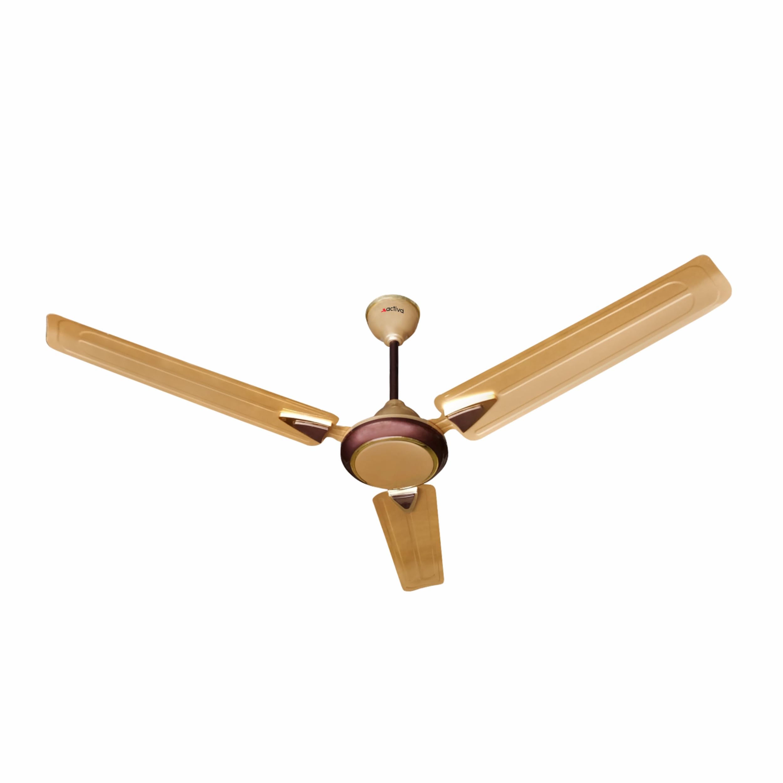 ACTIVA Galaxy-1 1200mm Ceiling Fan, 390 RPM High Speed Air Delivery, 50 Watt Cooper Winding Motors, Anti Dust Coating, Less Noise, Large Sweep, 2 Years Warranty (Golden Beige)