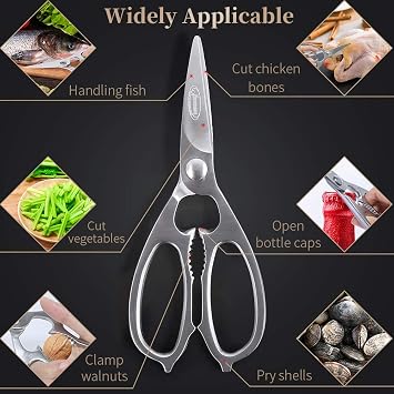 Newness Multi-Purpose Kitchen Scissors and Thread Snips
