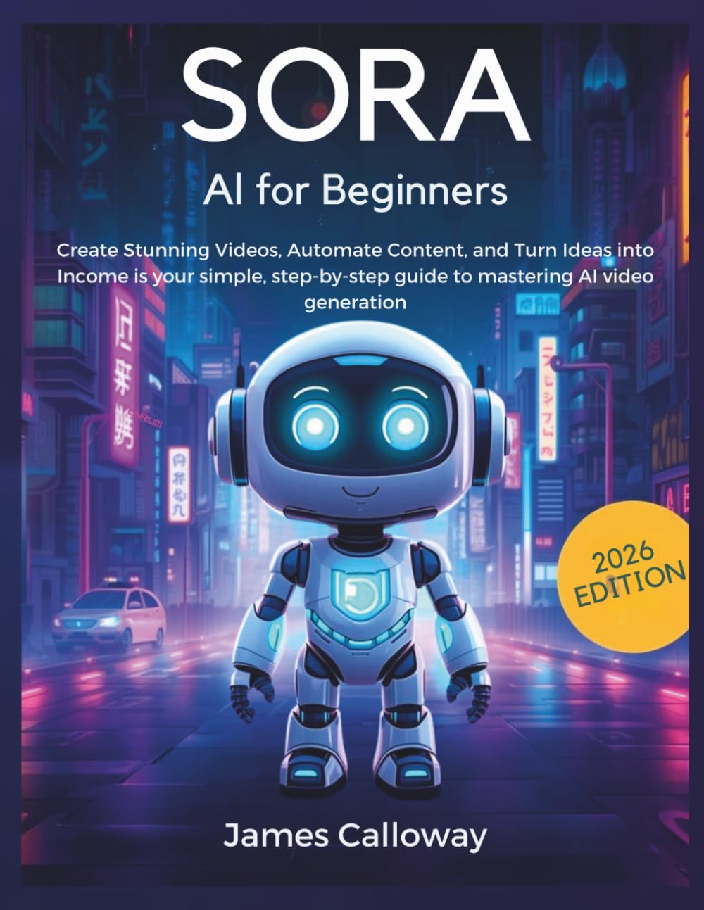 Sora AI for Beginners: Create Stunning Videos, Automate Content, and Turn Ideas into Income is your simple, step-by-step guide to mastering AI video generation