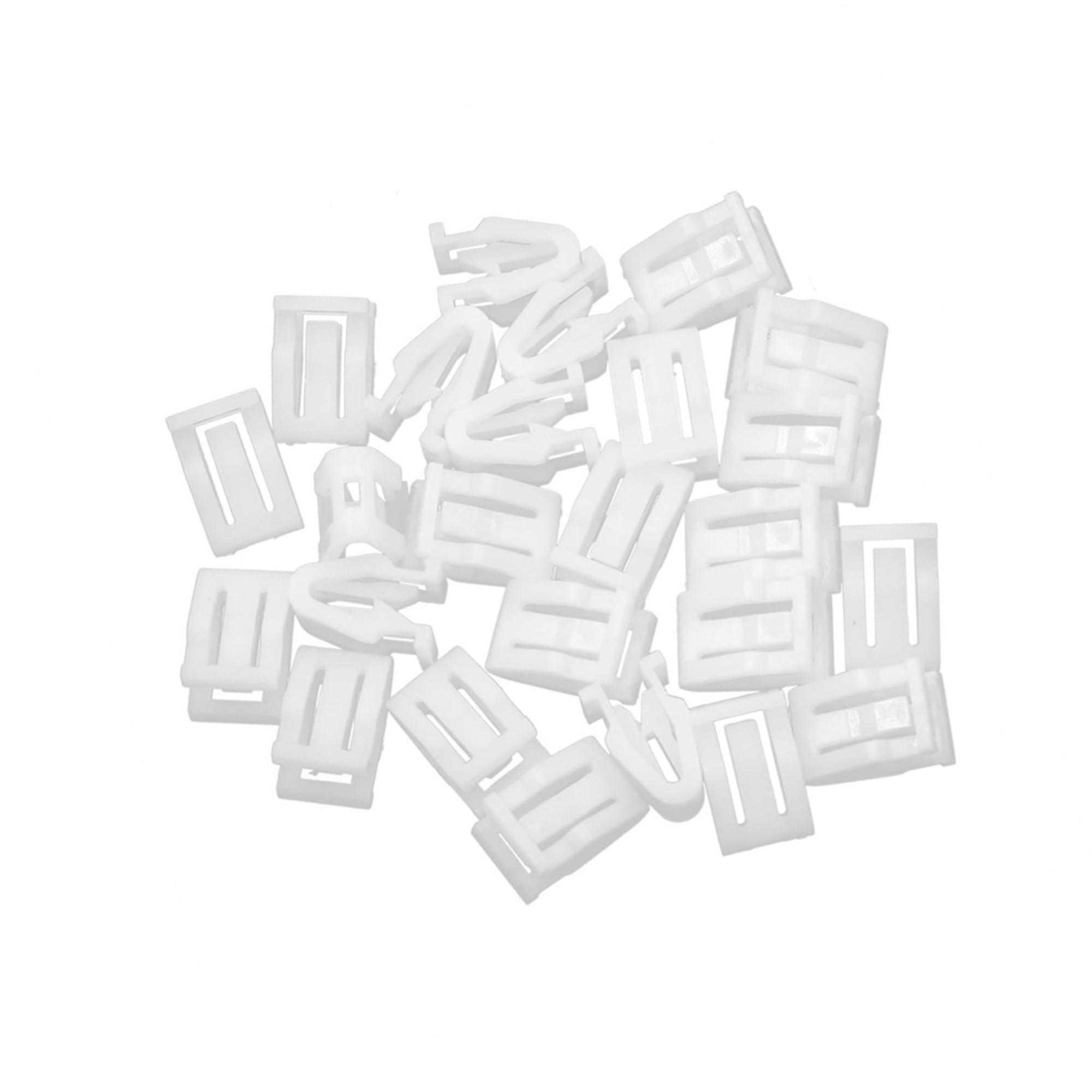 25pcs Universal White Car Plastic Retainer Console Panel Clip Fastener Interior 8 5x8x13 5mm Replace Parts