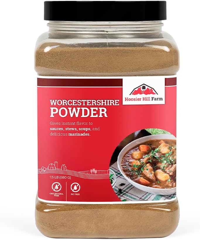 Hoosier Hill Farm Worcestershire Sauce Powder, 1.5LB (Pack of 1)