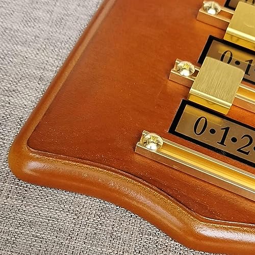Marcador de puntaje para billar con deslizadores de latón móvil miniatura 4