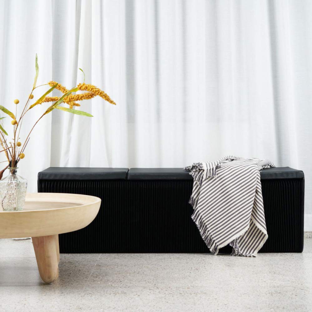 Przenośny składany stołek z papieru, stylowy podnóżek na sofę organową, stolik kawowy, nadaje się do salonu, recepcji i centrum handlowego, brązowy, 32 cm