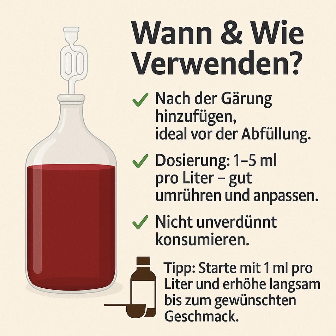 125 ML – Correcteur de goût à Base d’extraits de Fruits pour vin Maison, cidre et Hydromel – Stable après Fermentation