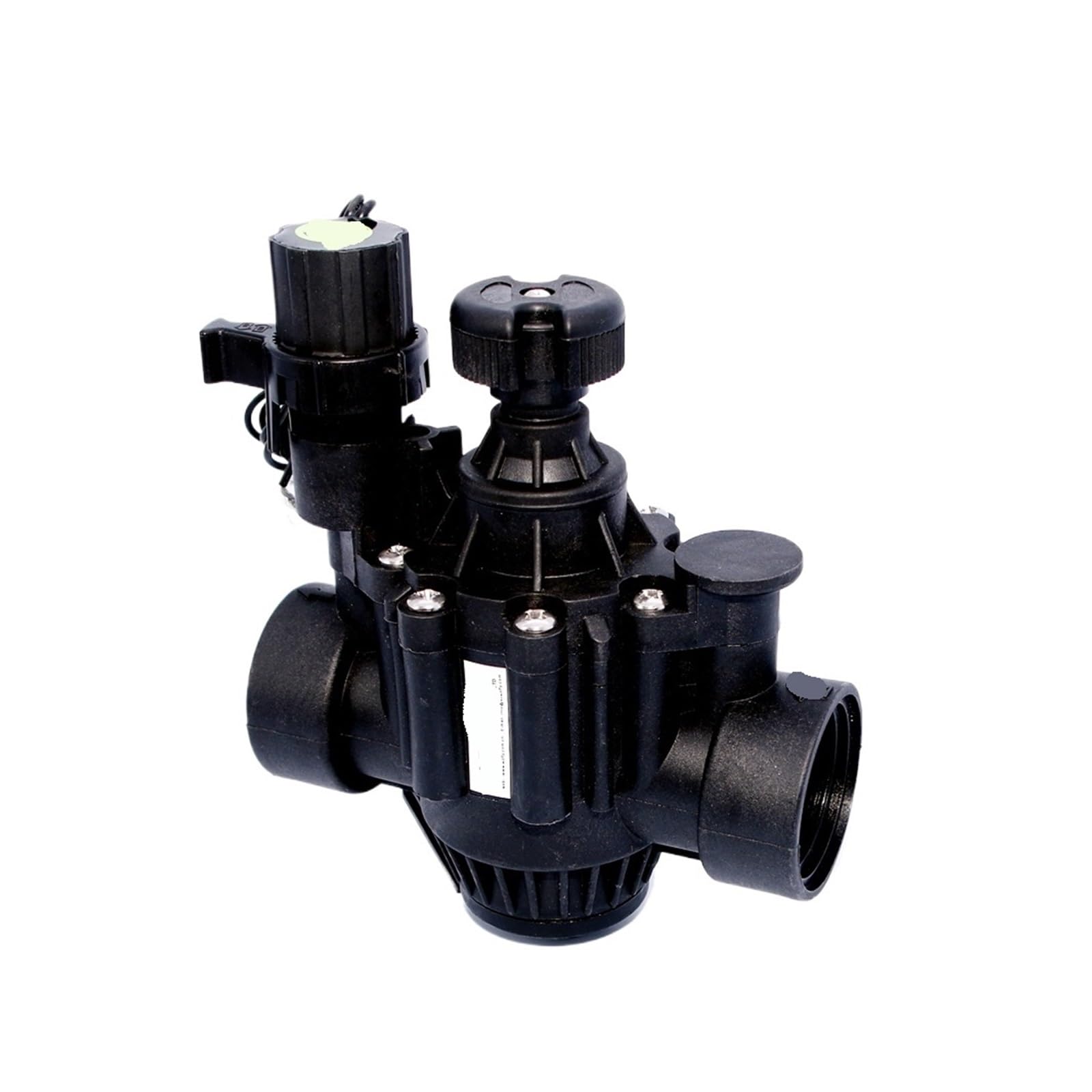 Válvula solenoide DN40 de 1-1/2 pulgadas y 12VDC para control de parada de riego
