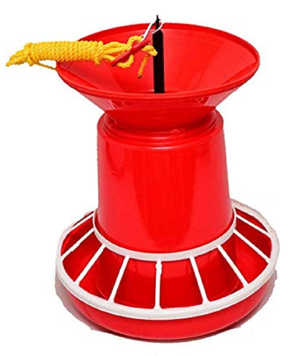 Praish-Next Generation Plastic Semi Automatic Nova Feeder, 4.5kg (Red)