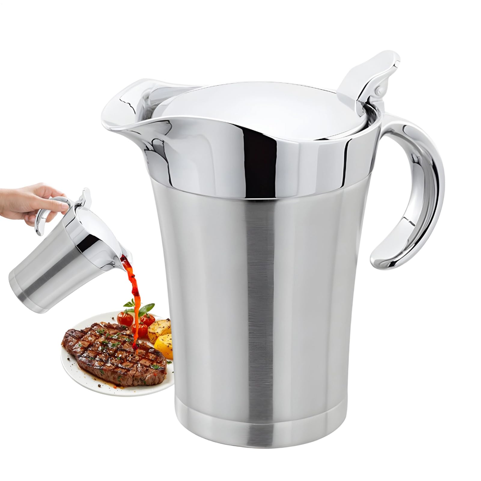Pot à sauce de grande capacité pour vos dîners de famille et buffets