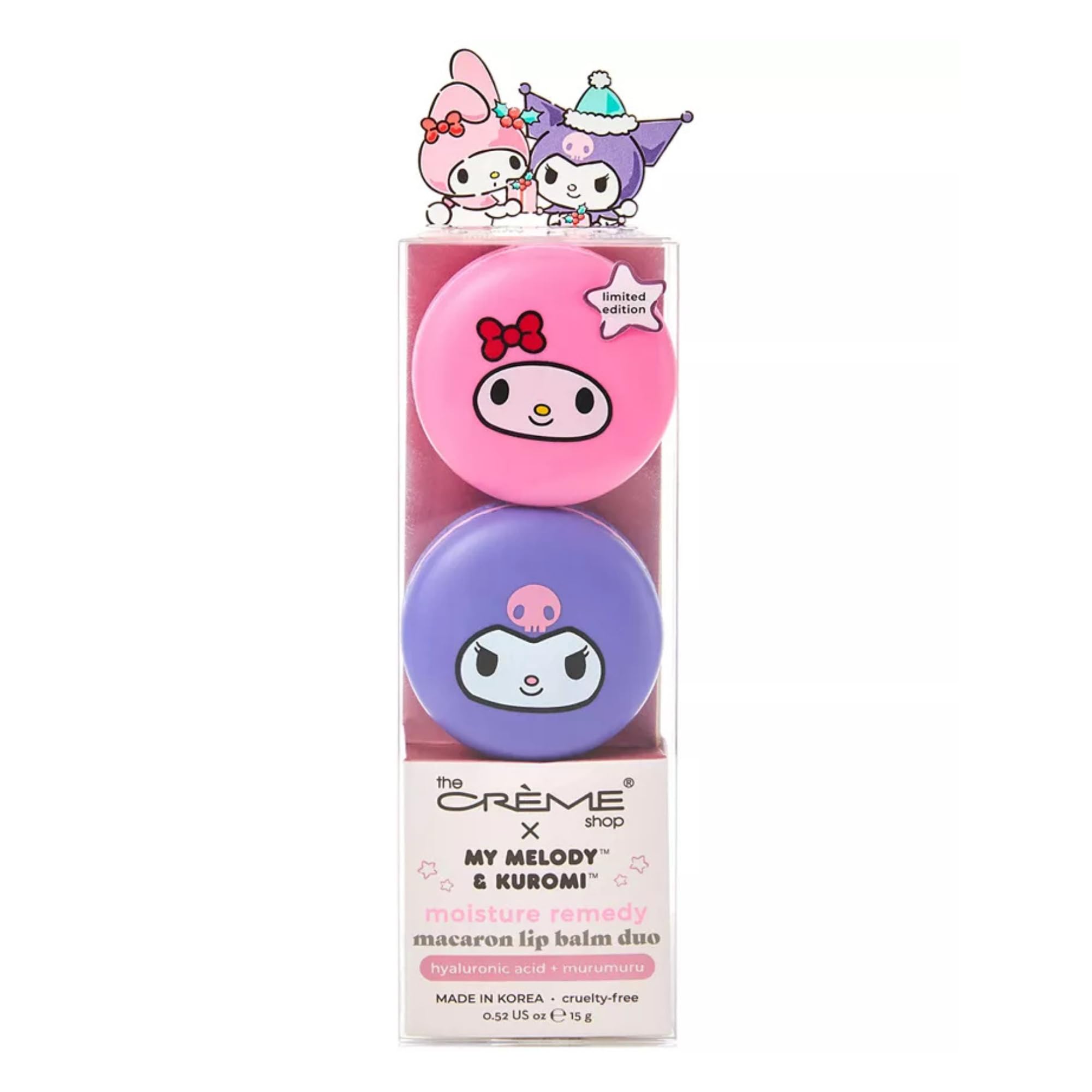 Amazon.com : The Crème Shop x My Melody & Kuromi Macaron Lip Balm