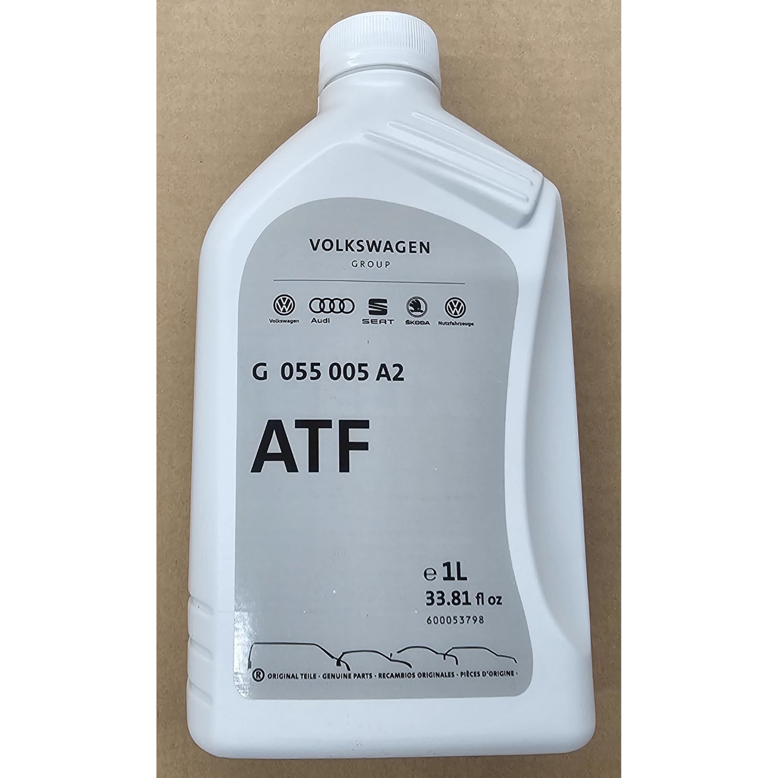 Volkswagen G055005A2 Getriebeöl Automatikgetriebe ATF Automatic Transmission Fluid, 1 Liter