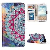 Funda Galaxy S7 Edge, G935 Carcasa Piel Funda Protectora Slim Folio Cartera Carcasas y Fundas Tapa movil Case Cover PU Cuero impresión Flip Libro Leather Wallet Con Cierre Magnético