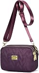 WITERY Crossbody Bag for Women - Lightweight Quilted Crossbody Small Purses for Women Nylon Shoulder Bag Laides Travel Purse