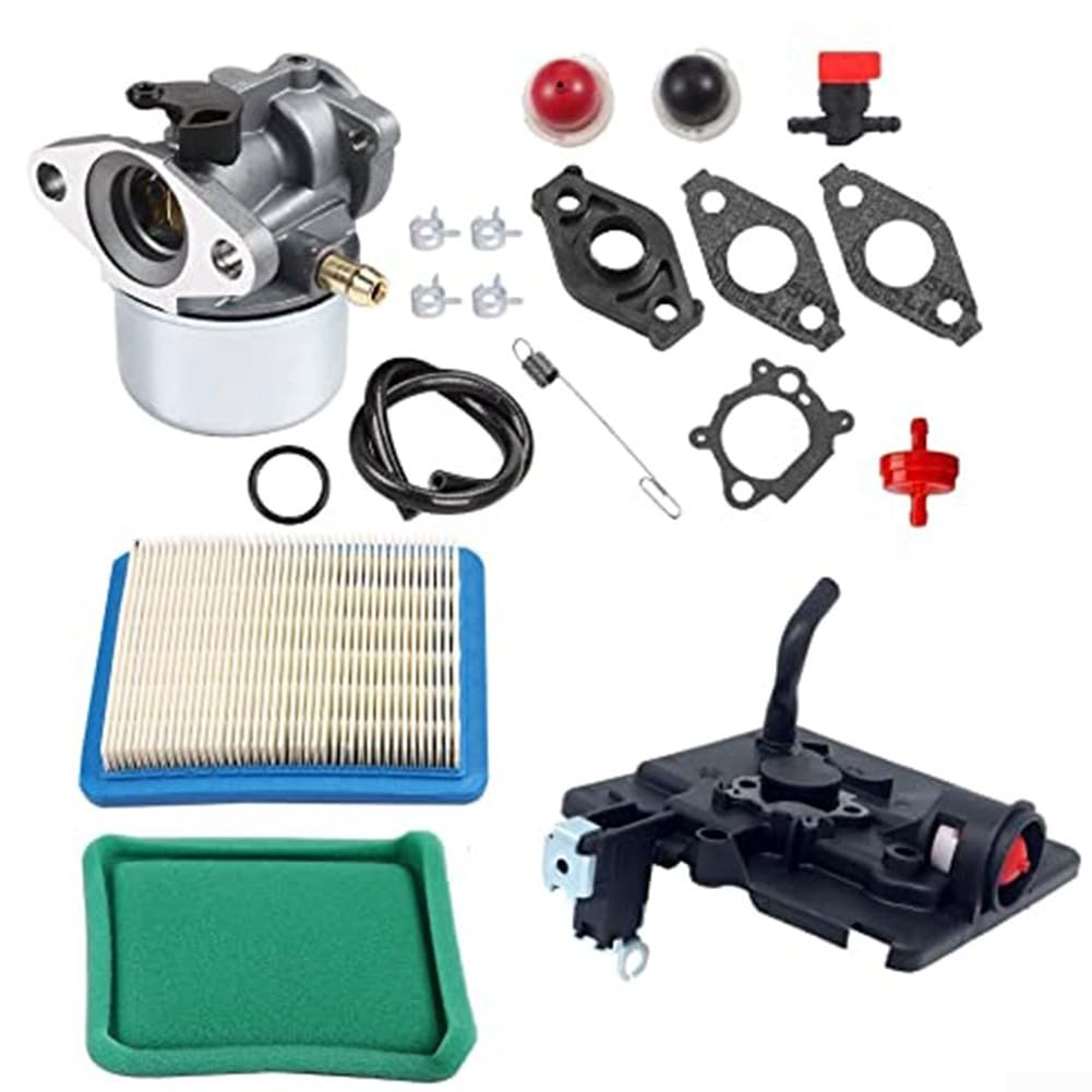 Kit de carburador para cortacésped 799868 con limpiador de aire 795259 para base de imprimación para 694202 693909 692648 499617 498170 497410 799872 y 14111 modelos Construcción de acero
