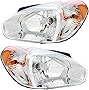 Gold Shrine For Hyundai Accent Headlights Lamps Set 2007 2008 2009 2010 2011 Halogen Driver and Passenger Side