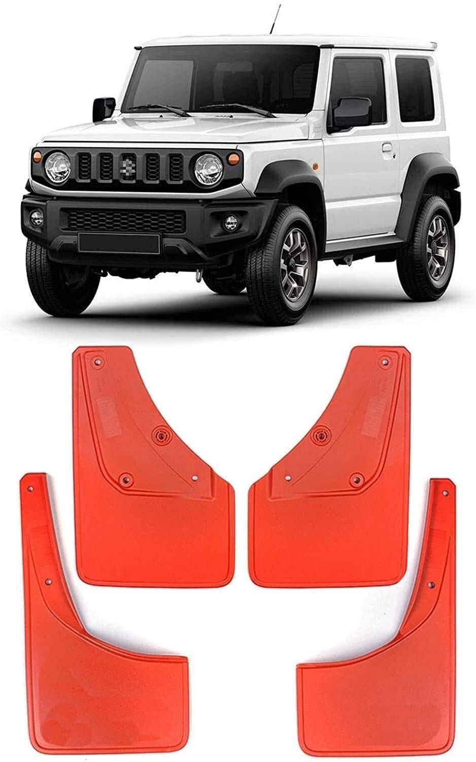 HMMZF 4 Piezas Coche Faldillas Antibarro Para Suzuki Jimny HJ BJ64 BJ74